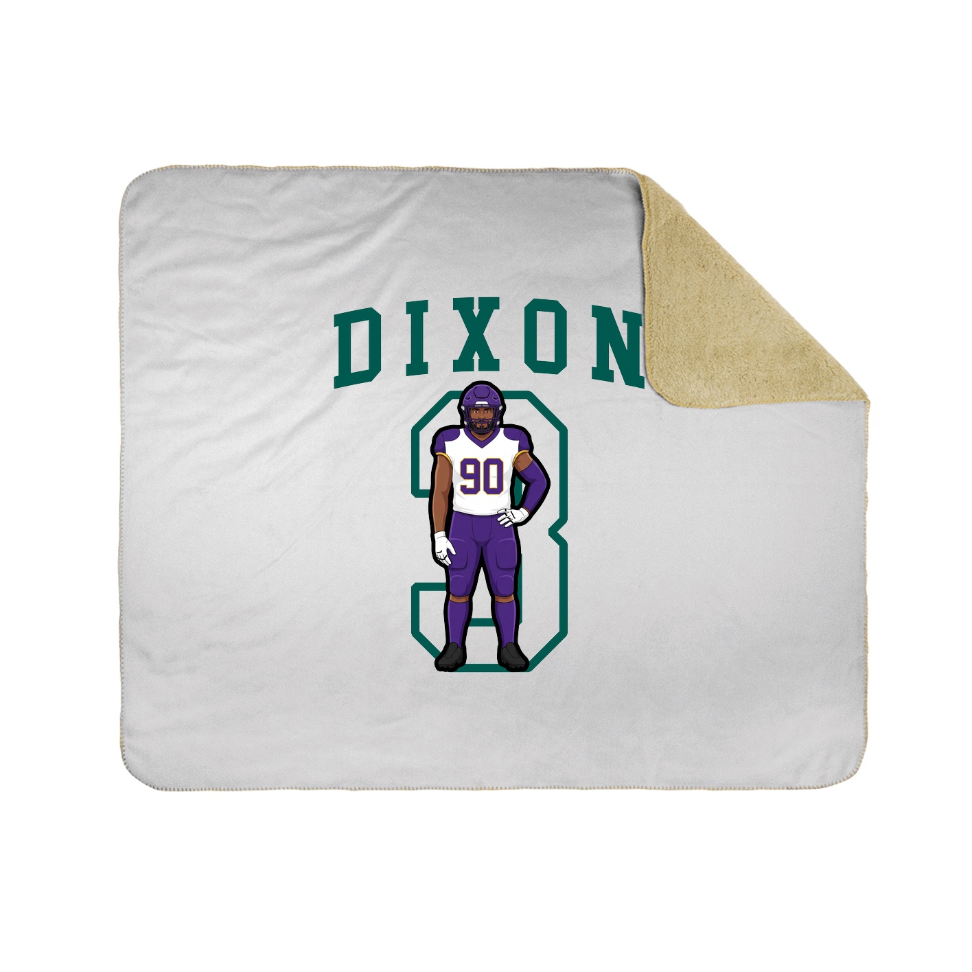 Throw Blanket — Shirsey in White