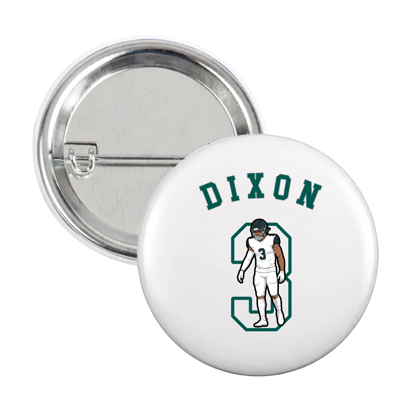 Game Day Button — Shirsey Arch in White