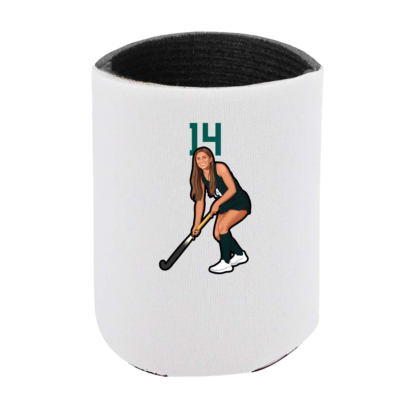Can Holder — Number Top in White