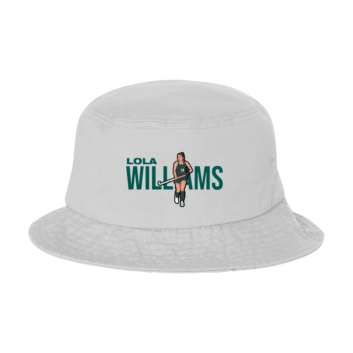 Bucket Cap — Player Name in White