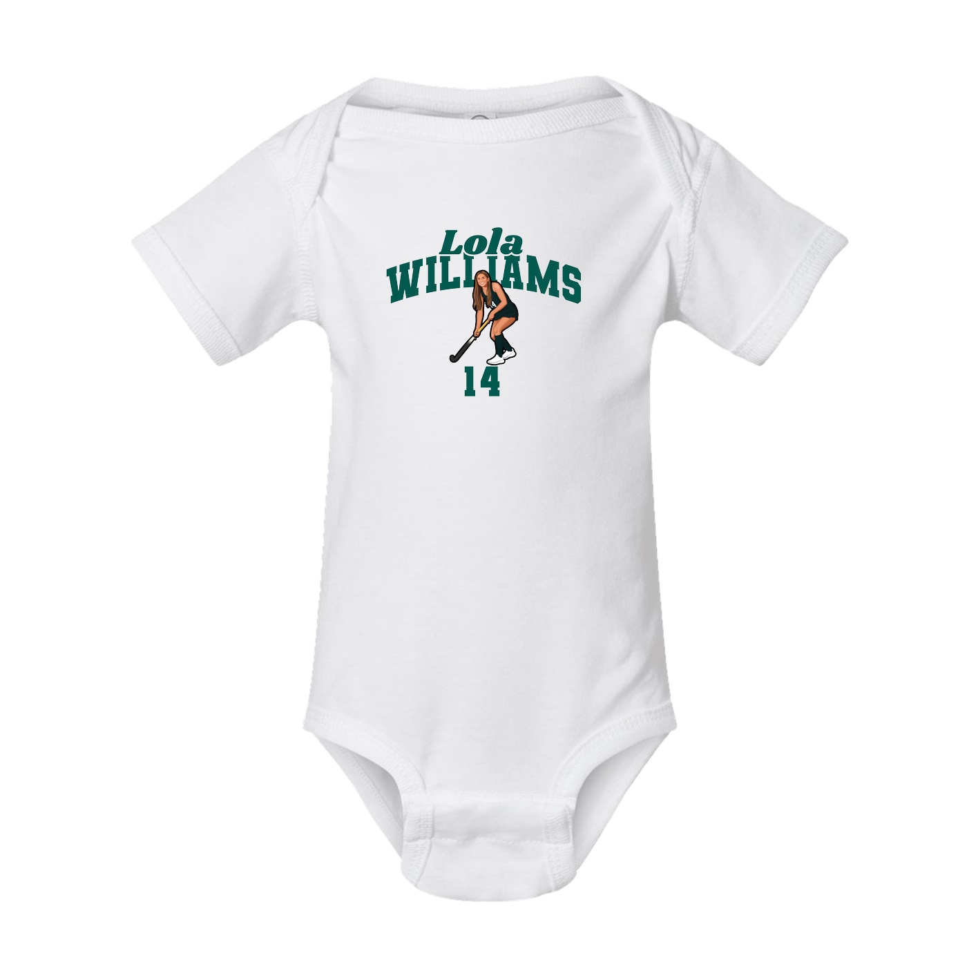 Baby Onesie — Signature Arch in White