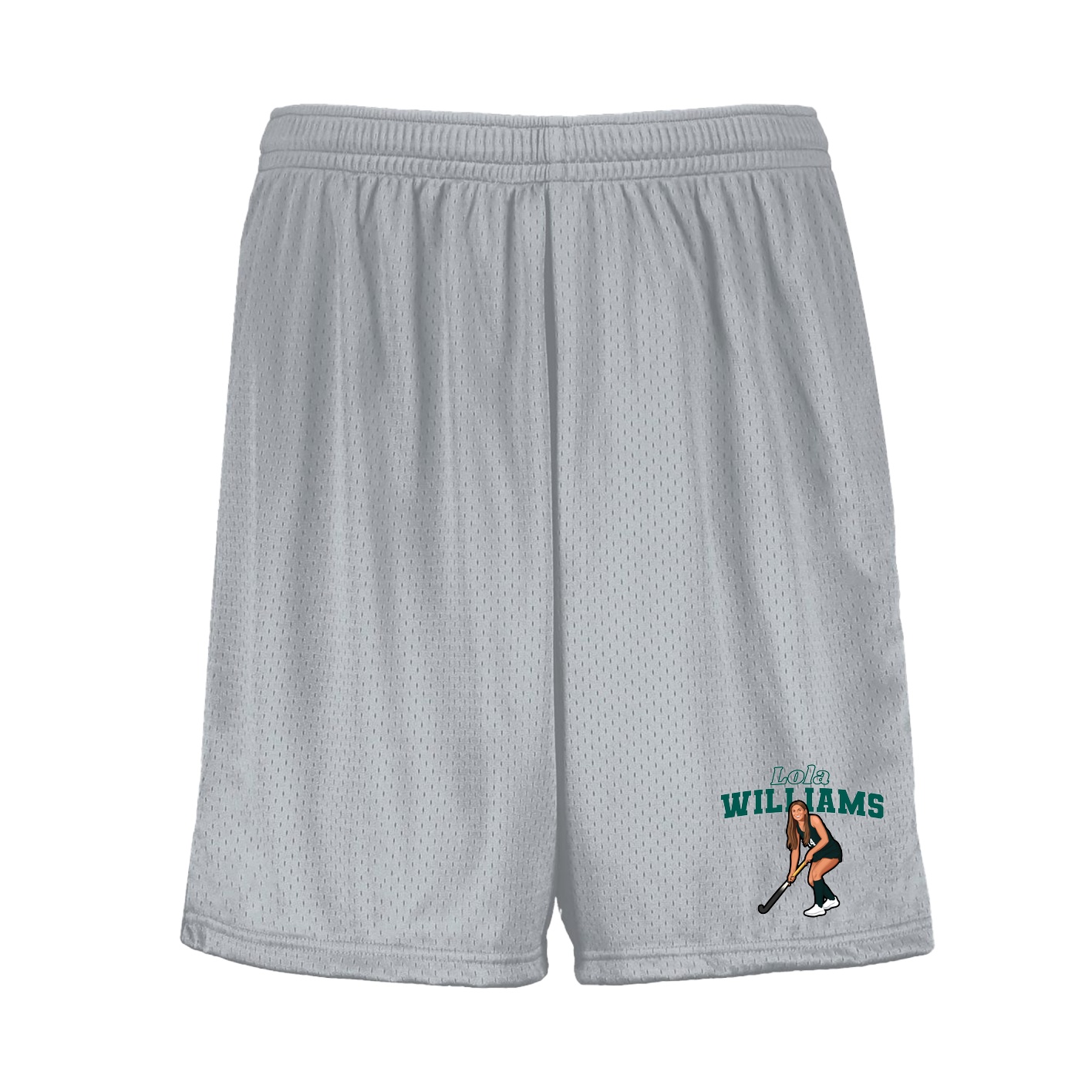 Shorts — Name Arch in Silver