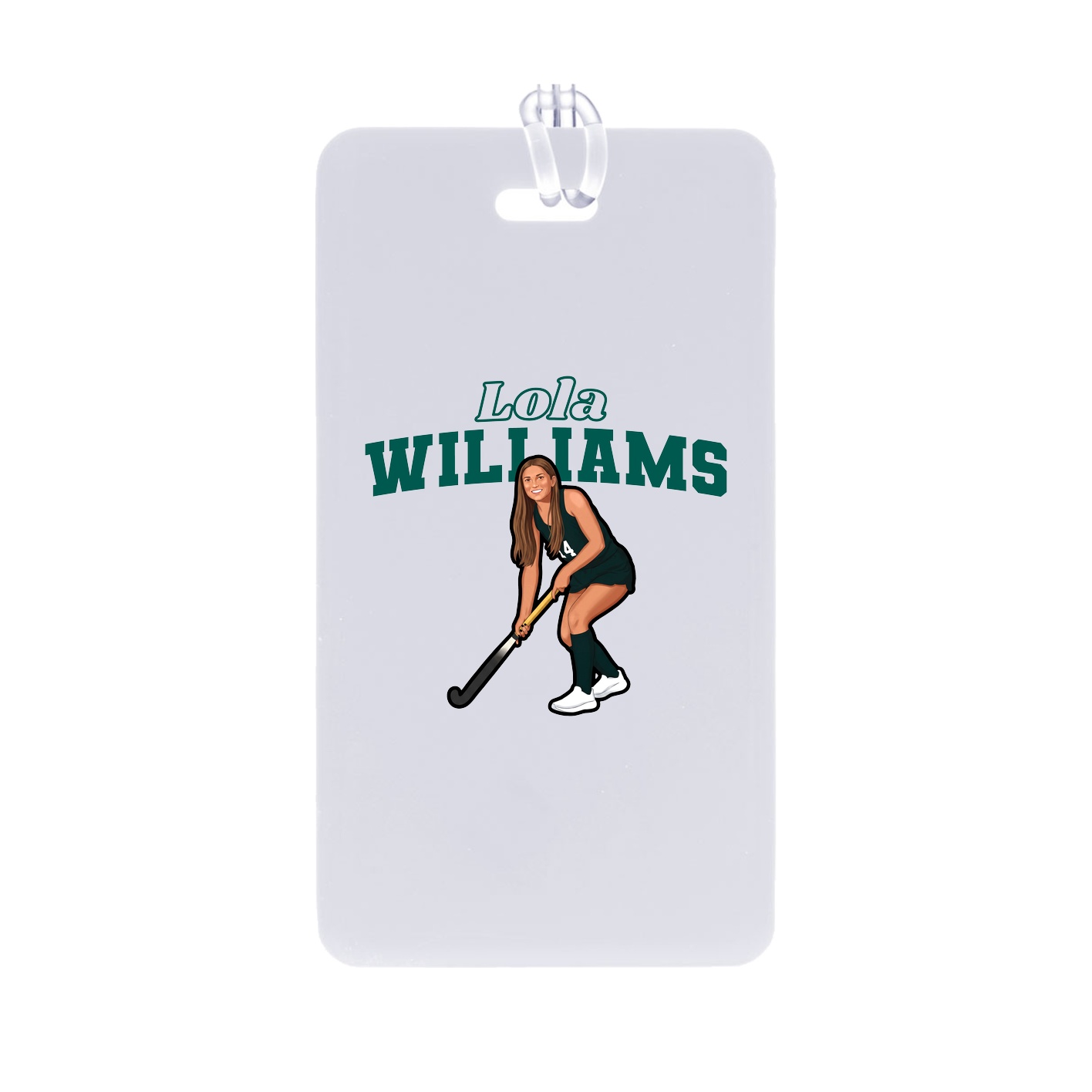 Bag Tag — Name Arch in Classic
