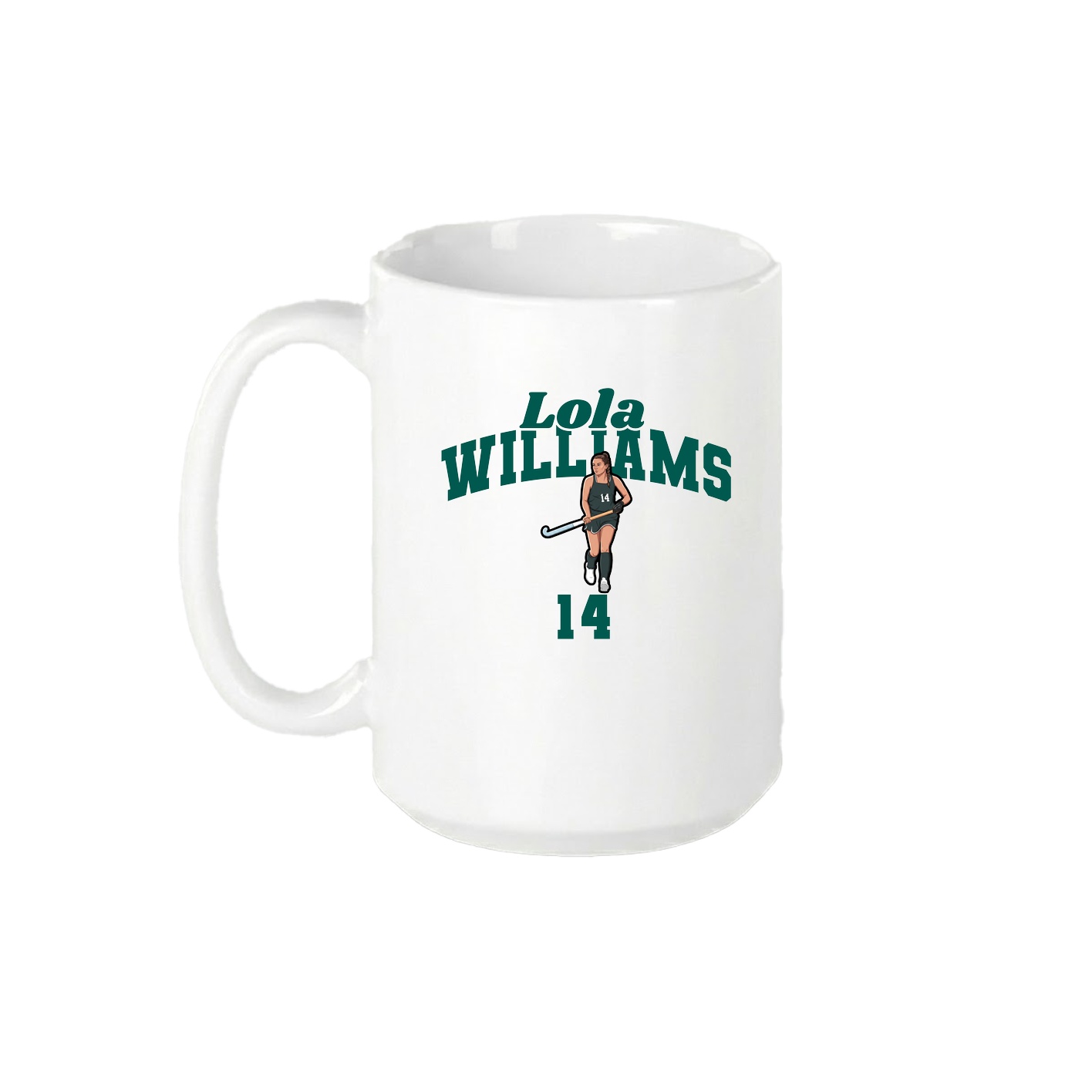 15oz Coffee Mug — Signature Arch in White
