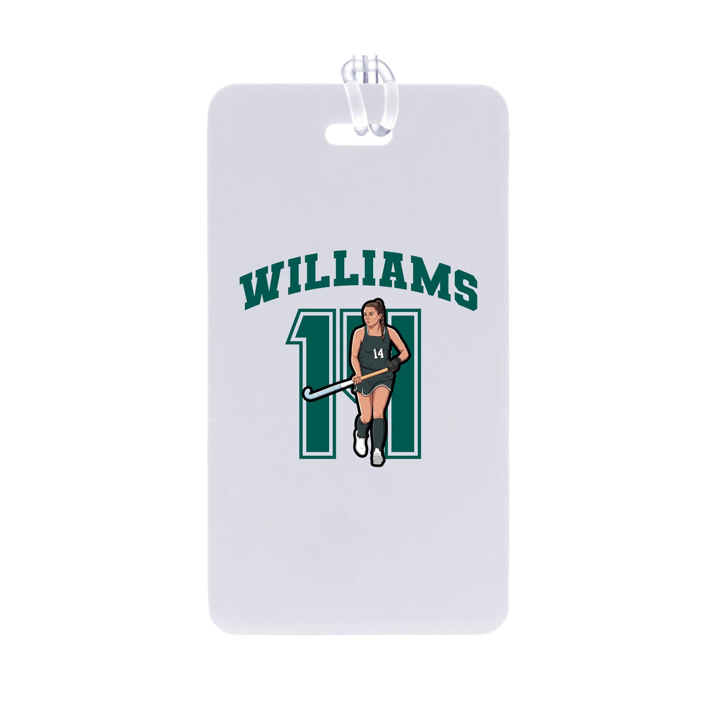 Bag Tag — Number in Classic