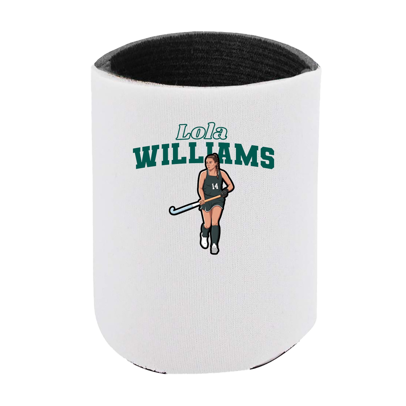 Can Holder — Name Arch in White