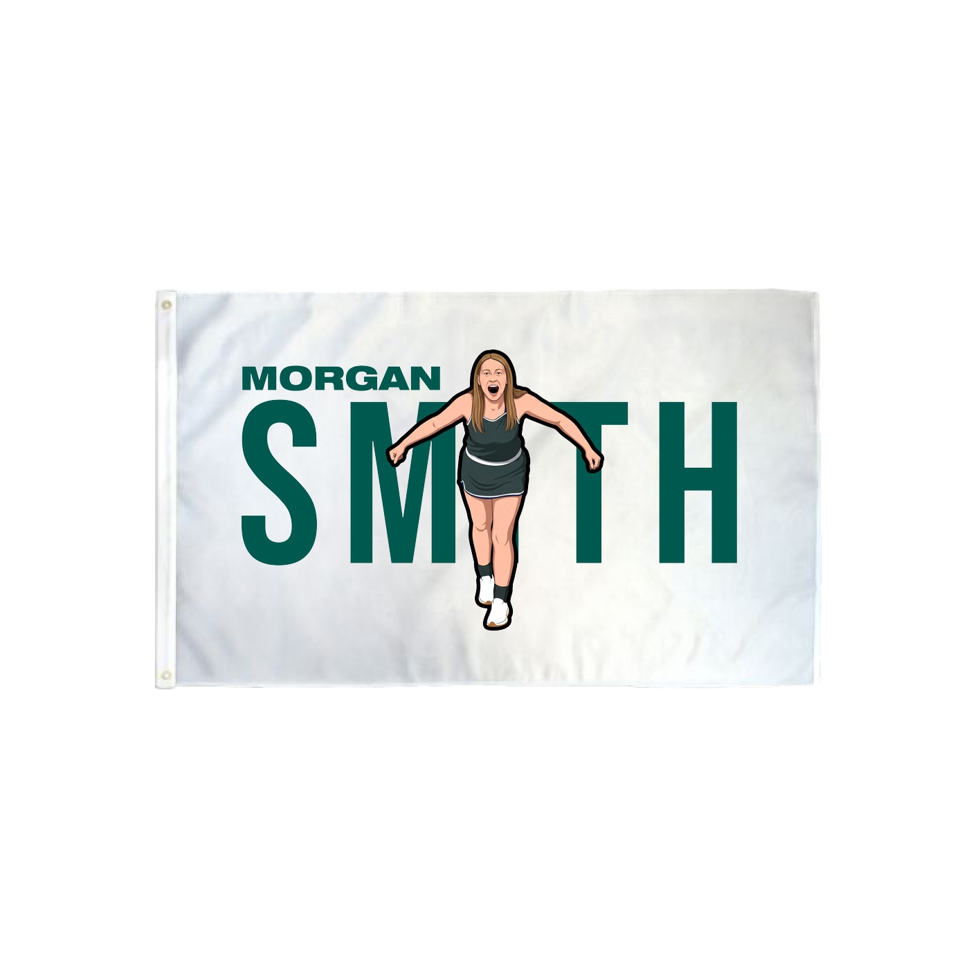 3x5 Flag — Player Name in Classic