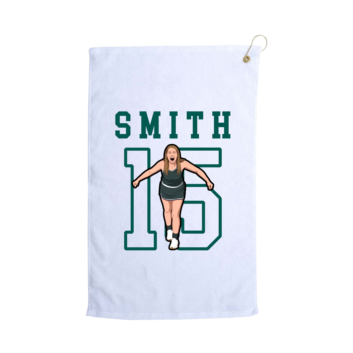 Golf Towel — Shirsey in White