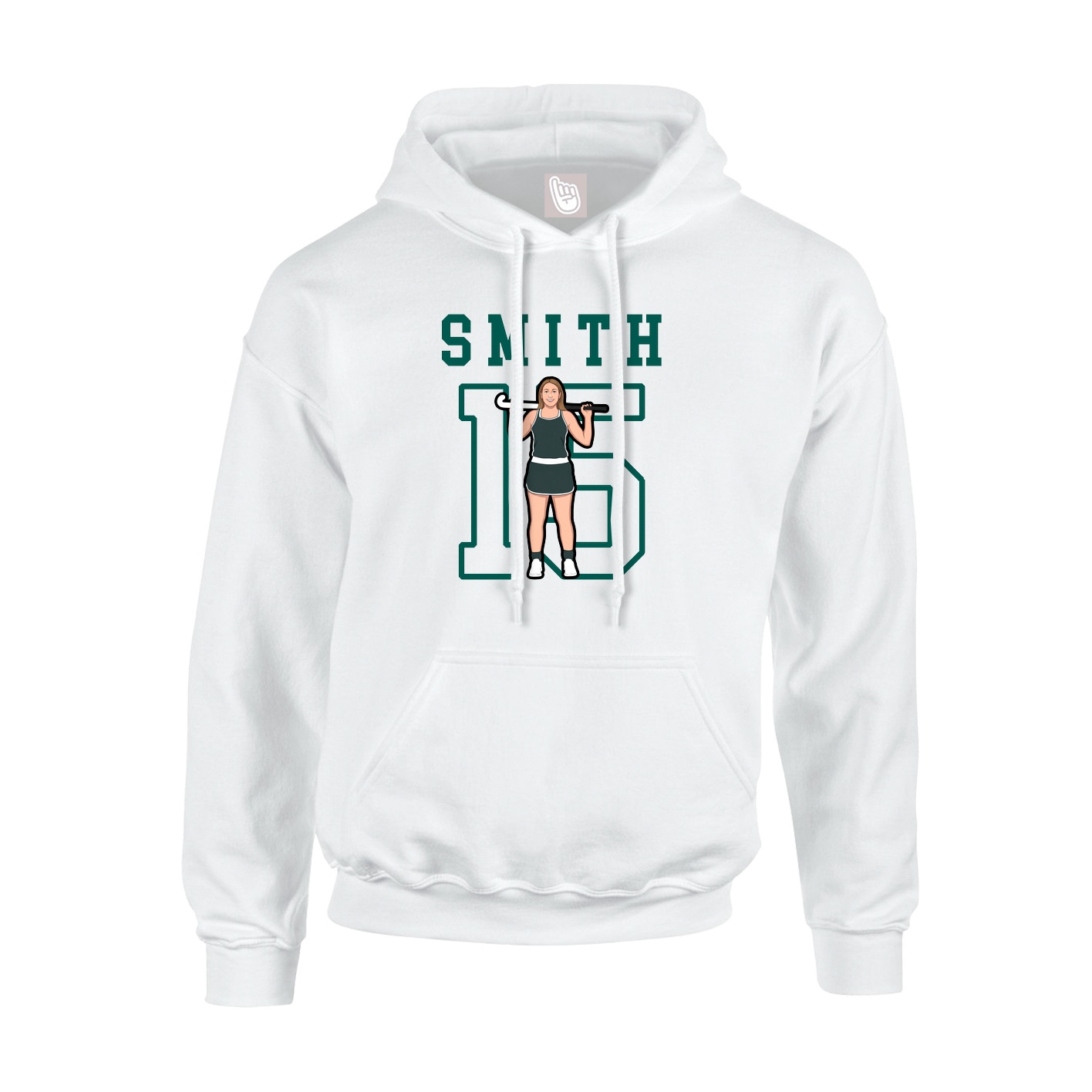 Youth Hoodie — Shirsey in White