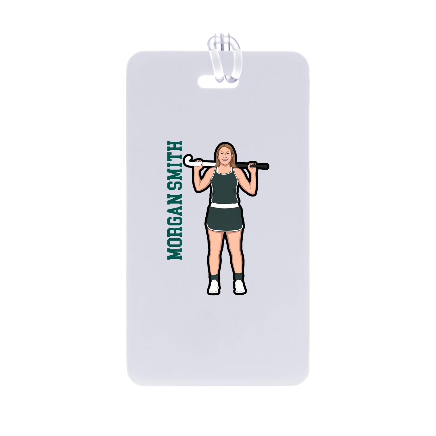 Bag Tag — Name Vertical in Classic