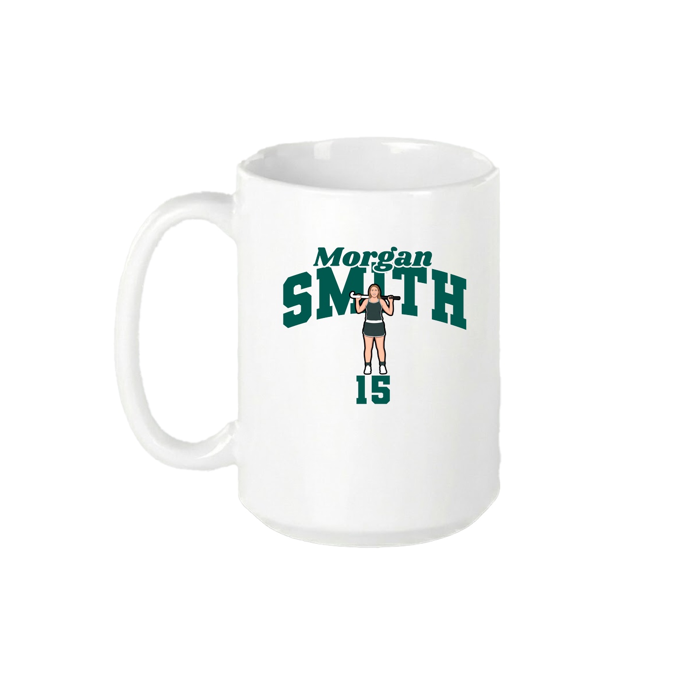 15oz Coffee Mug — Signature Arch in White