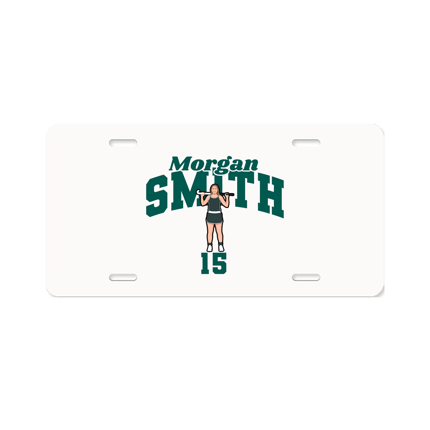 License Plate — Signature Arch in Classic