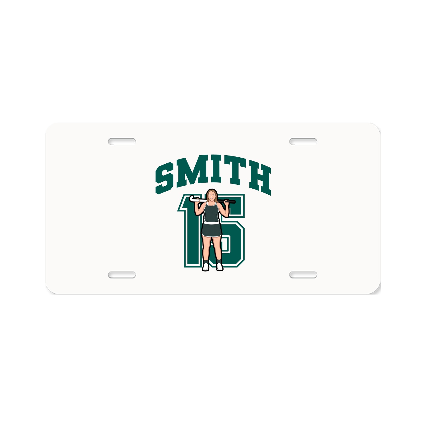 License Plate — Number in Classic