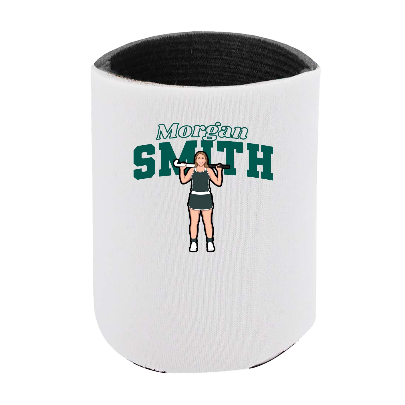 Can Holder — Name Arch in White