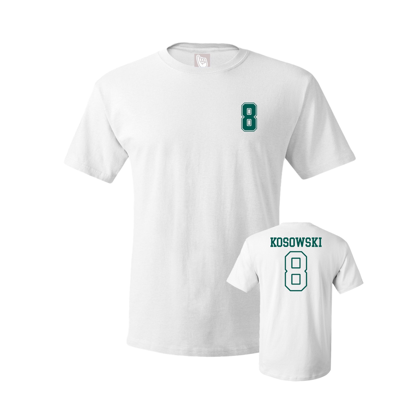Tee — Chest Back in White