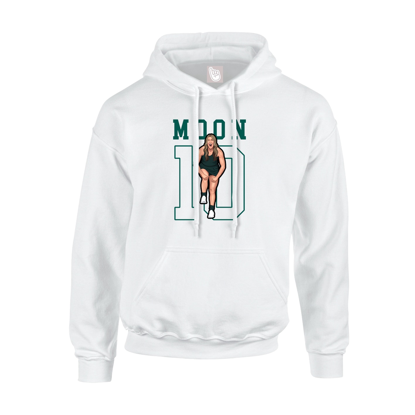 Hoodie — Shirsey in White