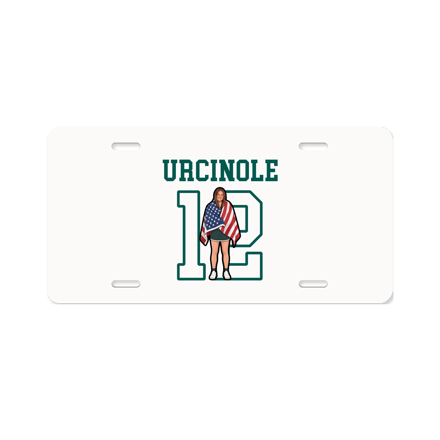 License Plate — Shirsey in Classic