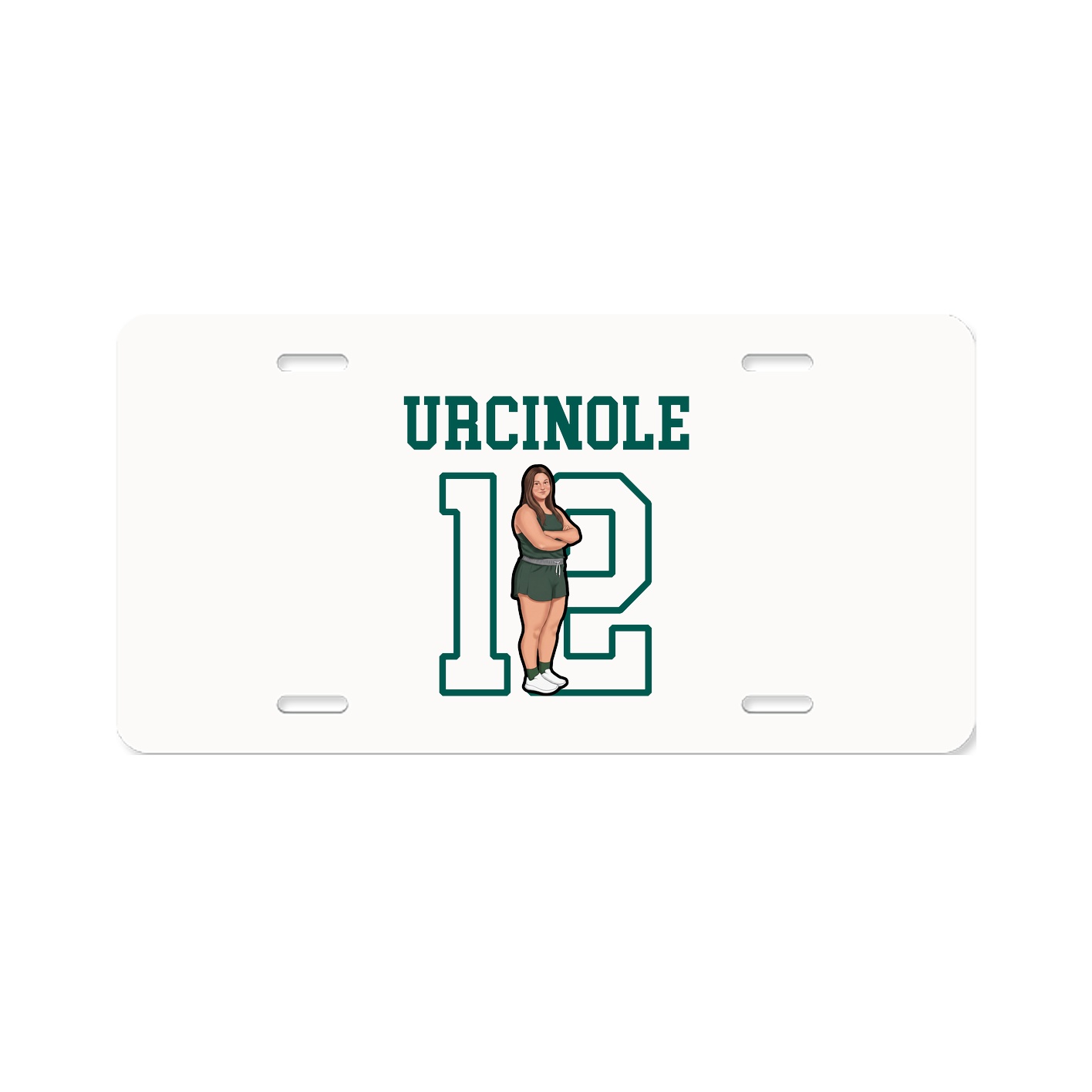 License Plate — Shirsey in Classic