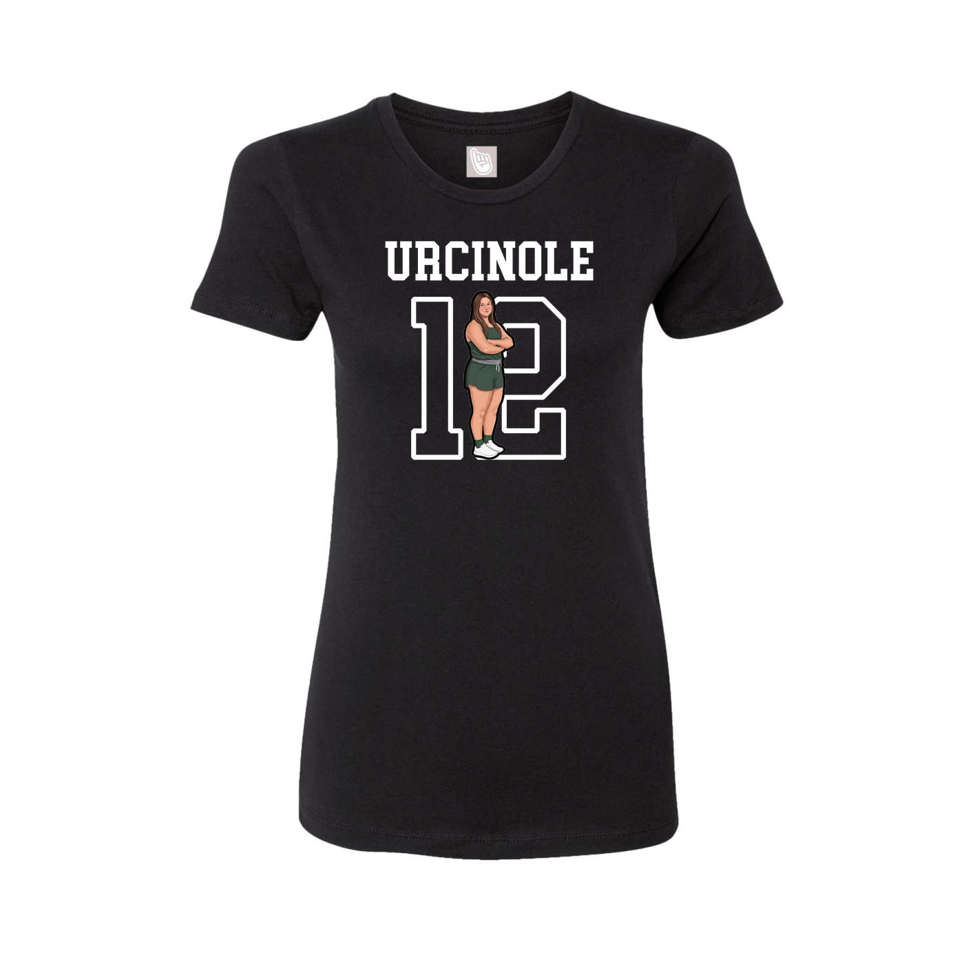 Fitted Women's Tee — Shirsey in Black