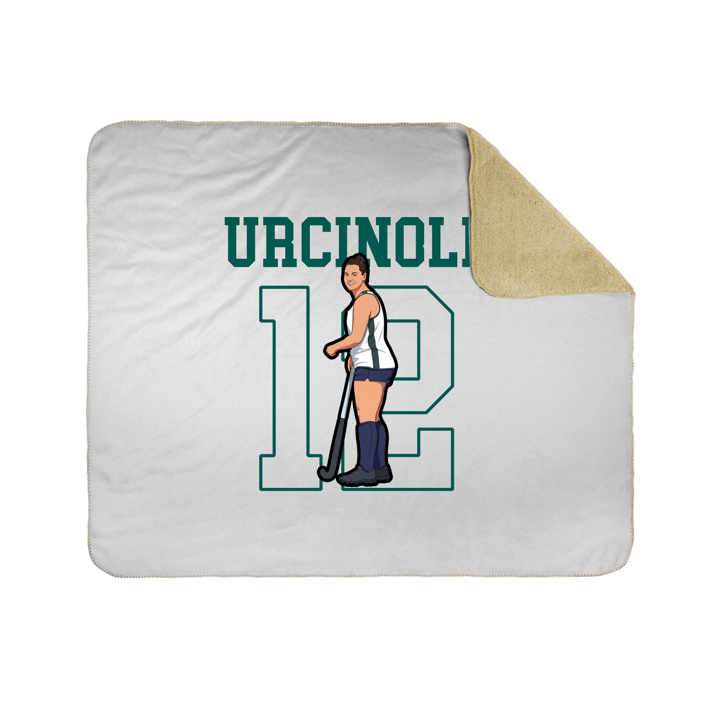 Throw Blanket — Shirsey in White