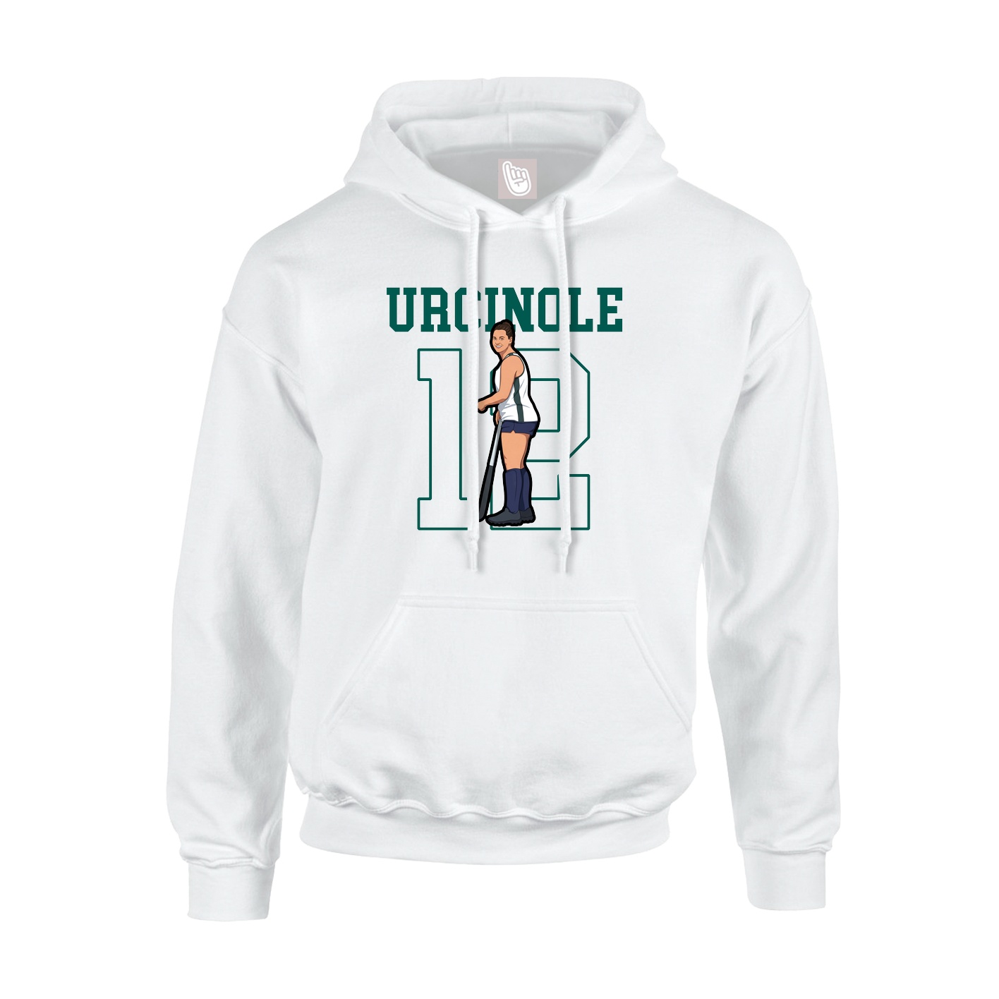 Hoodie — Shirsey in White