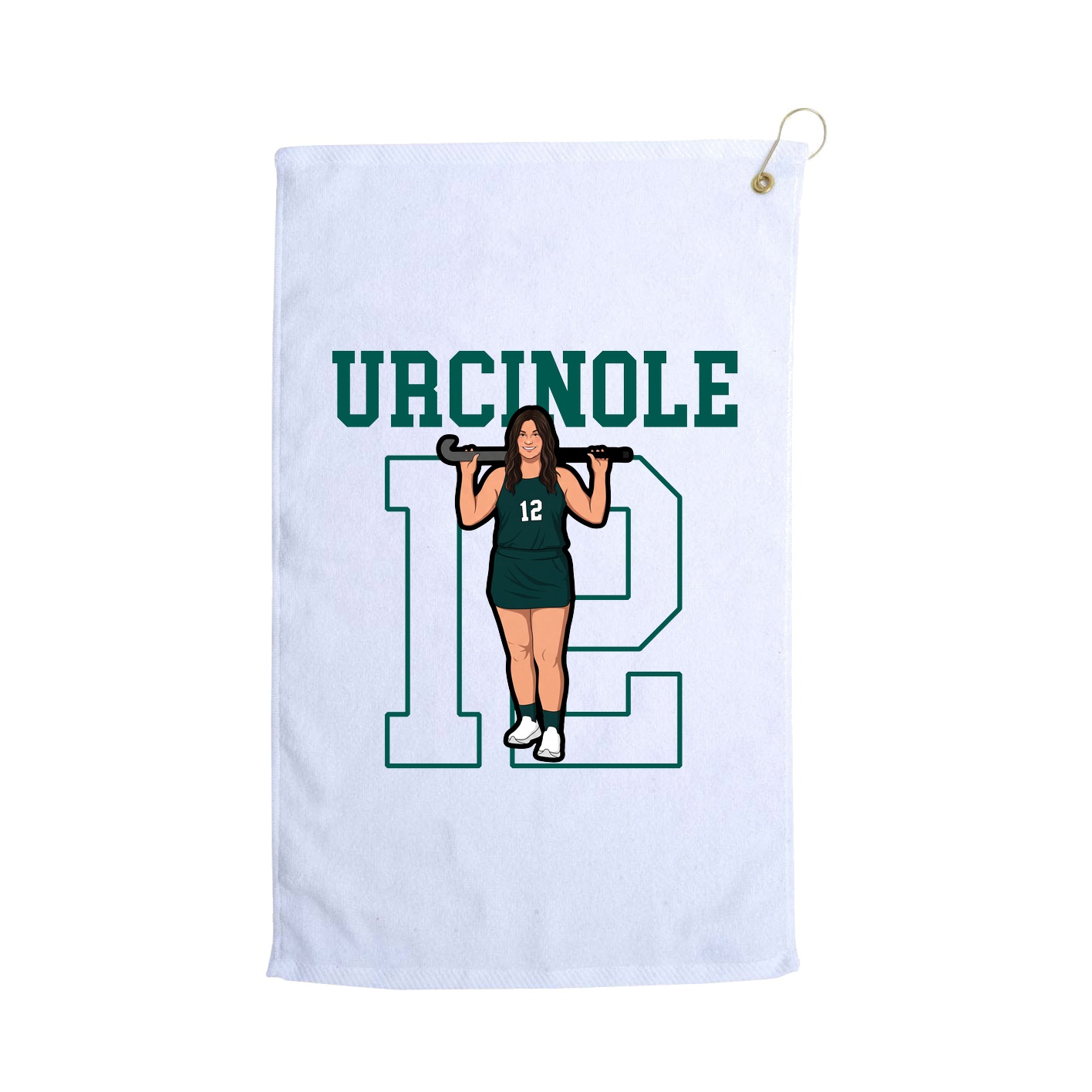 Golf Towel — Shirsey in White