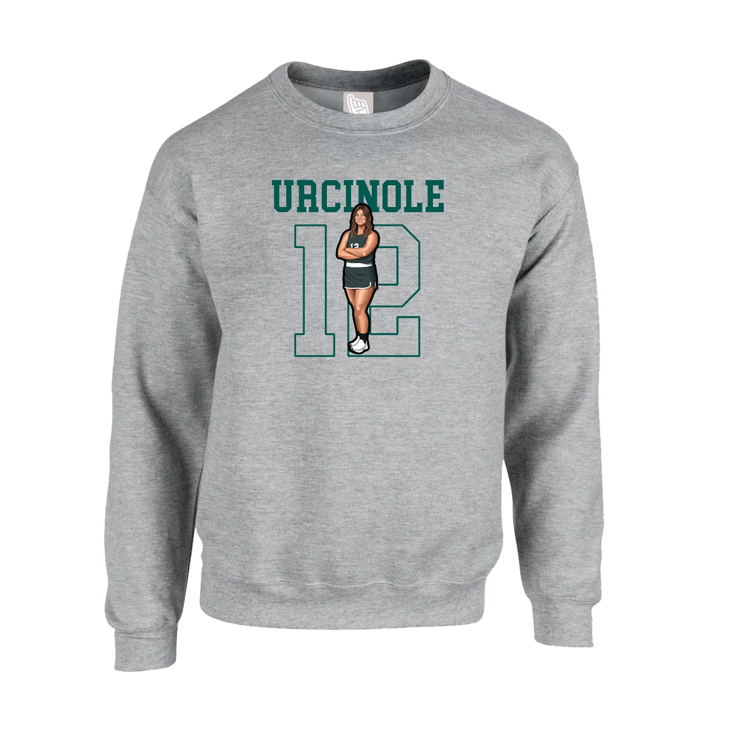 Fleece Crew — Shirsey in Grey