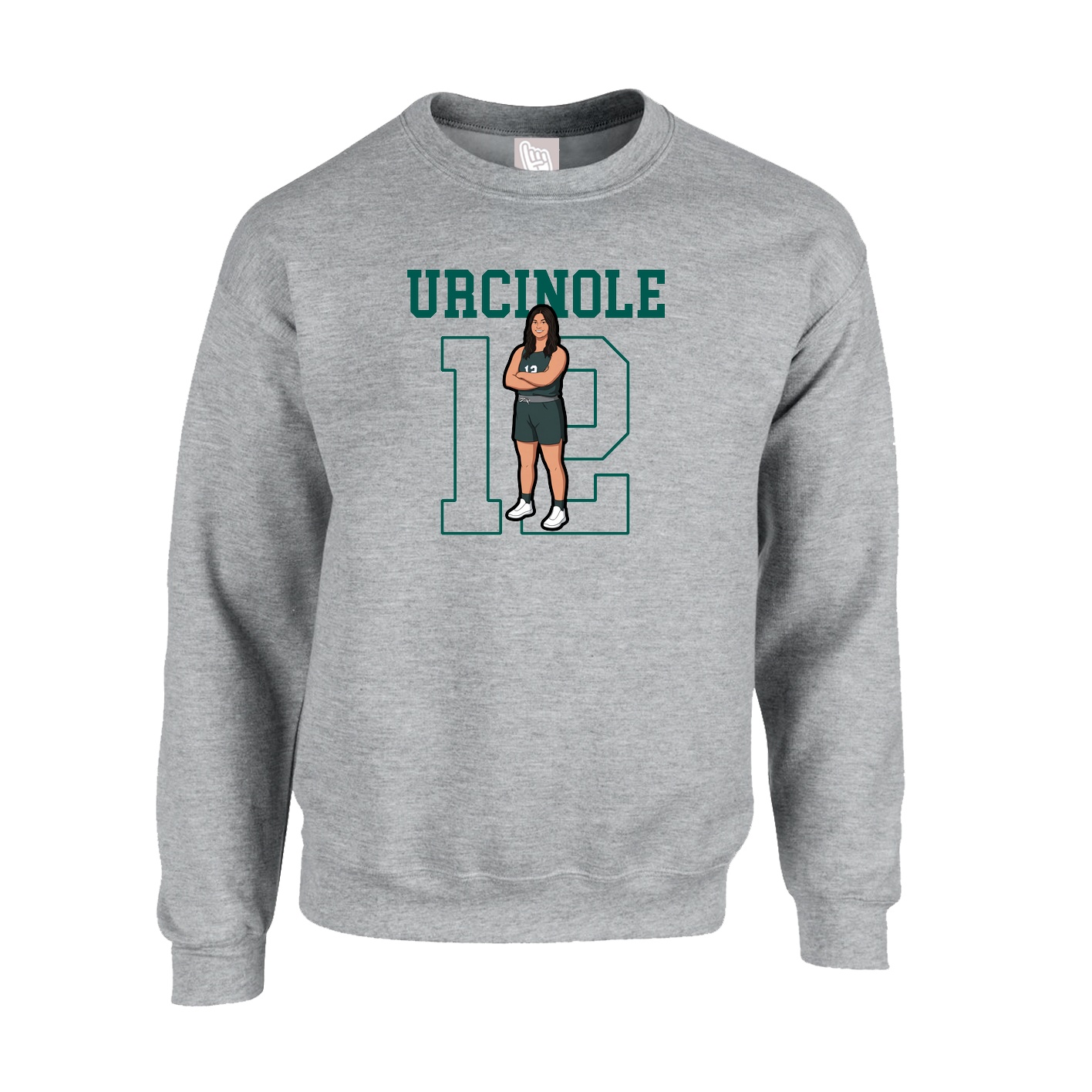 Fleece Crew — Shirsey in Grey