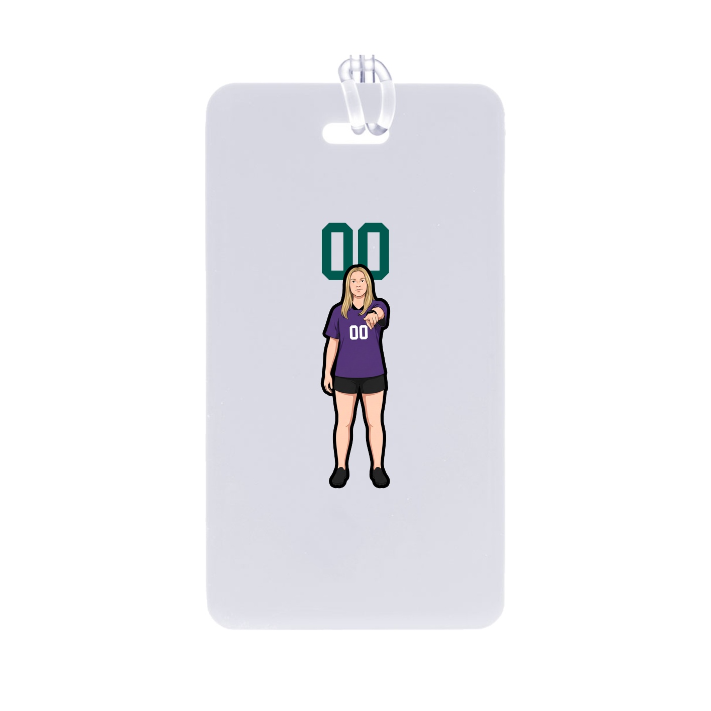 Bag Tag — Number Top in Classic