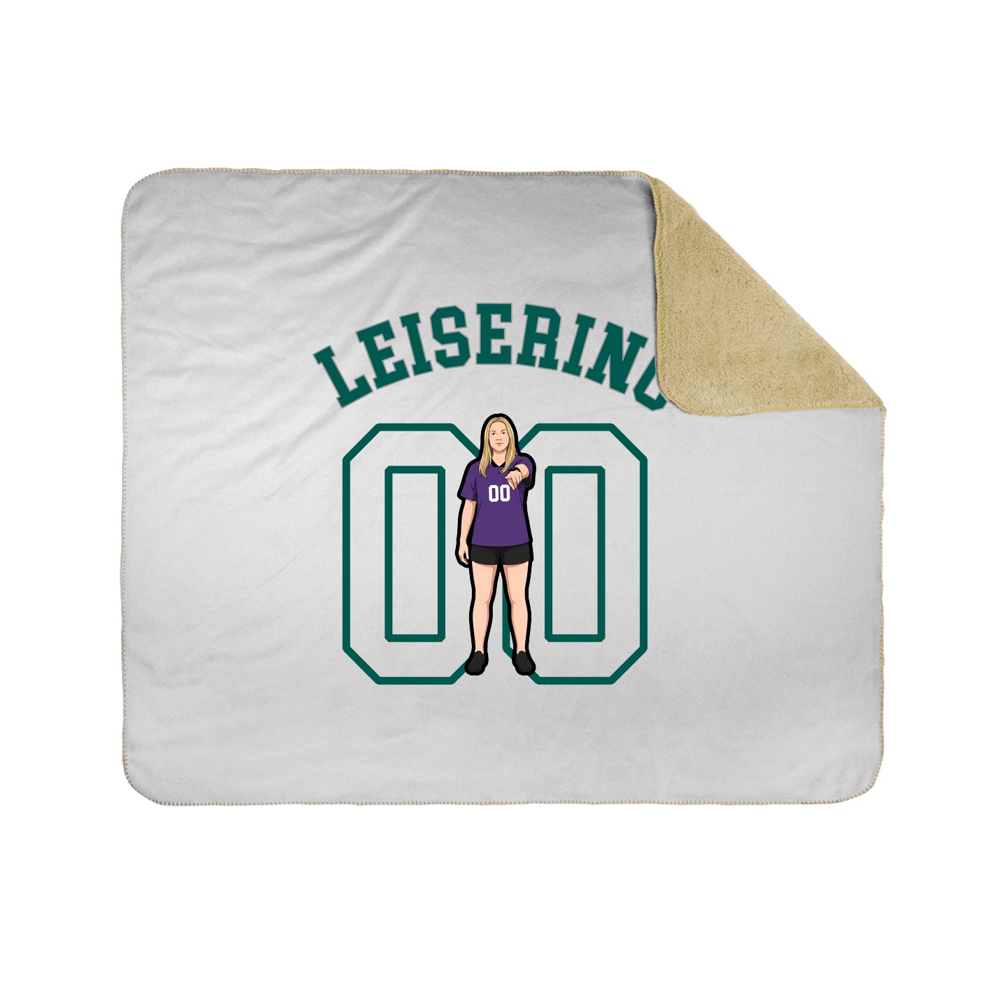 Throw Blanket — Shirsey Arch in White