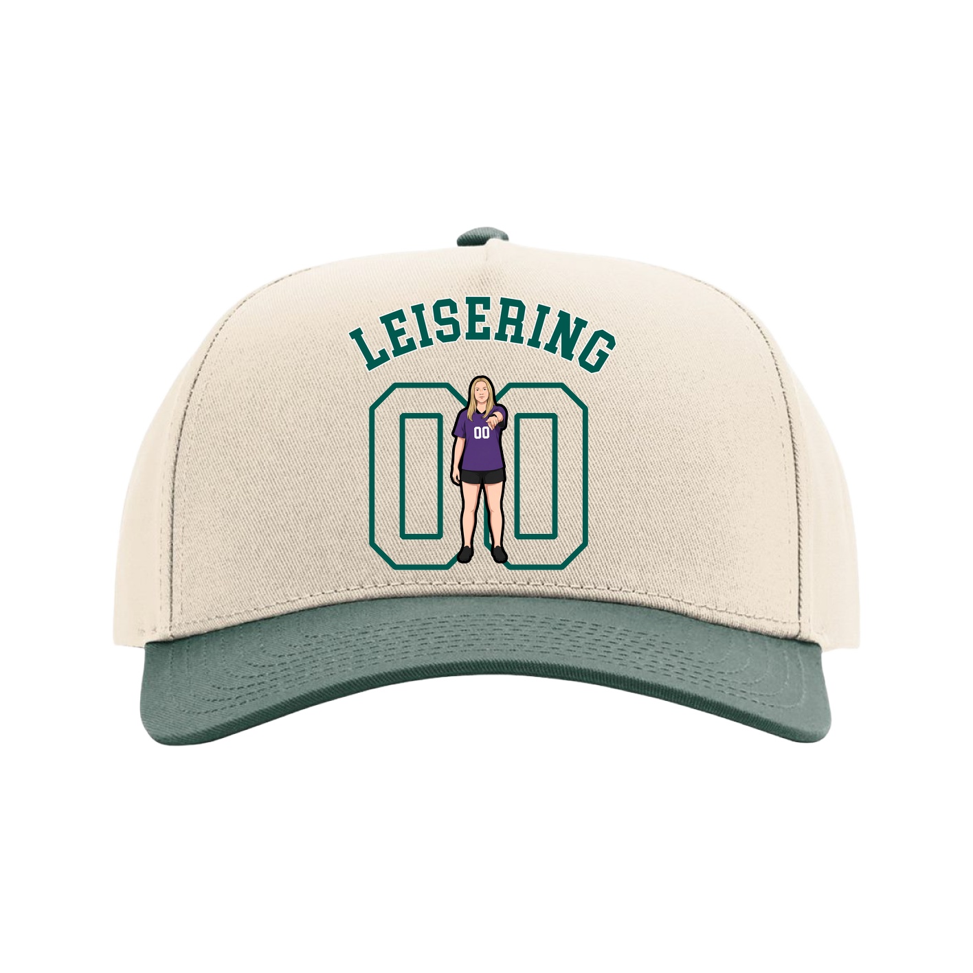 Full Fabric Five-Panel Champ Cap