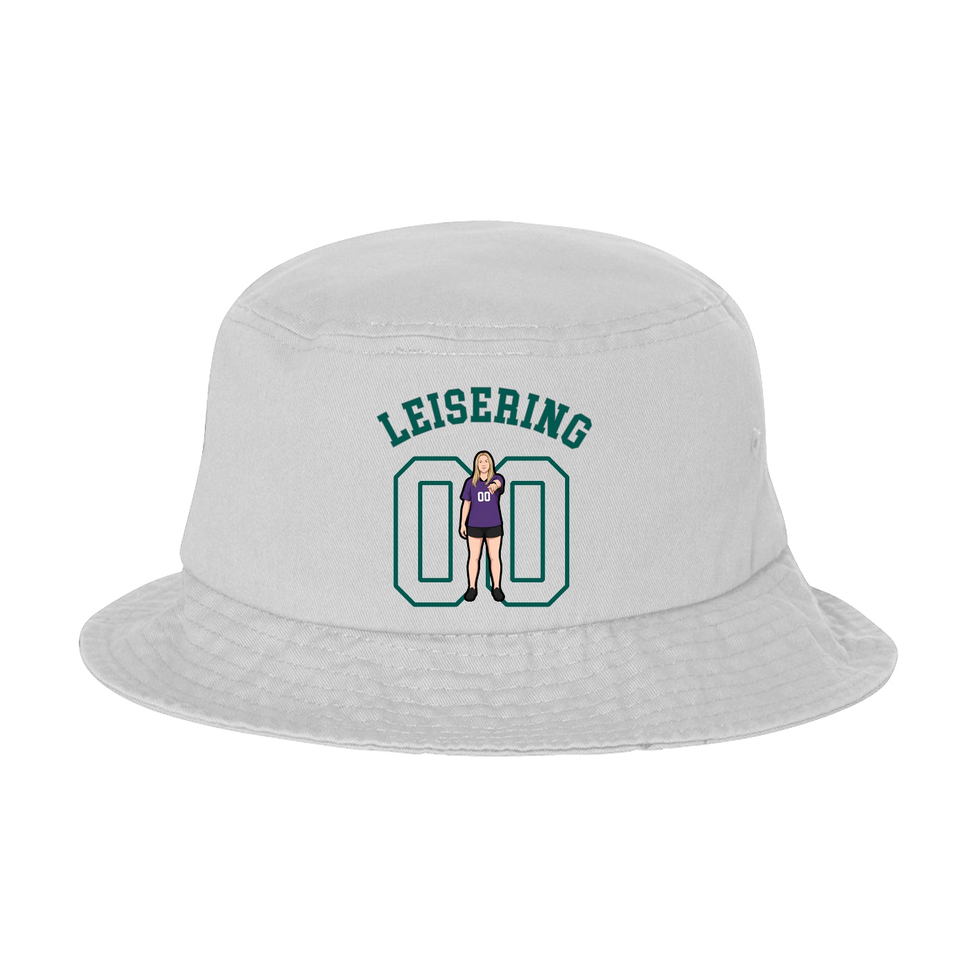 Bucket Cap — Shirsey Arch in White
