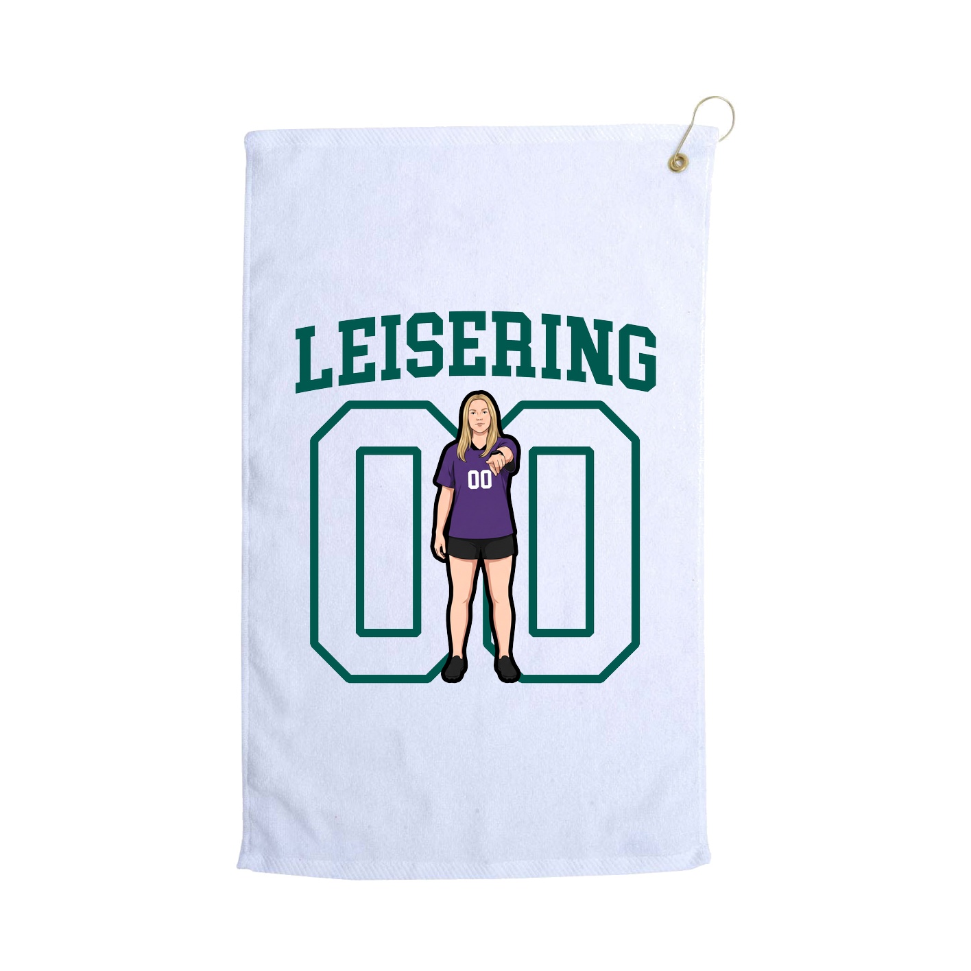 Golf Towel — Shirsey in White