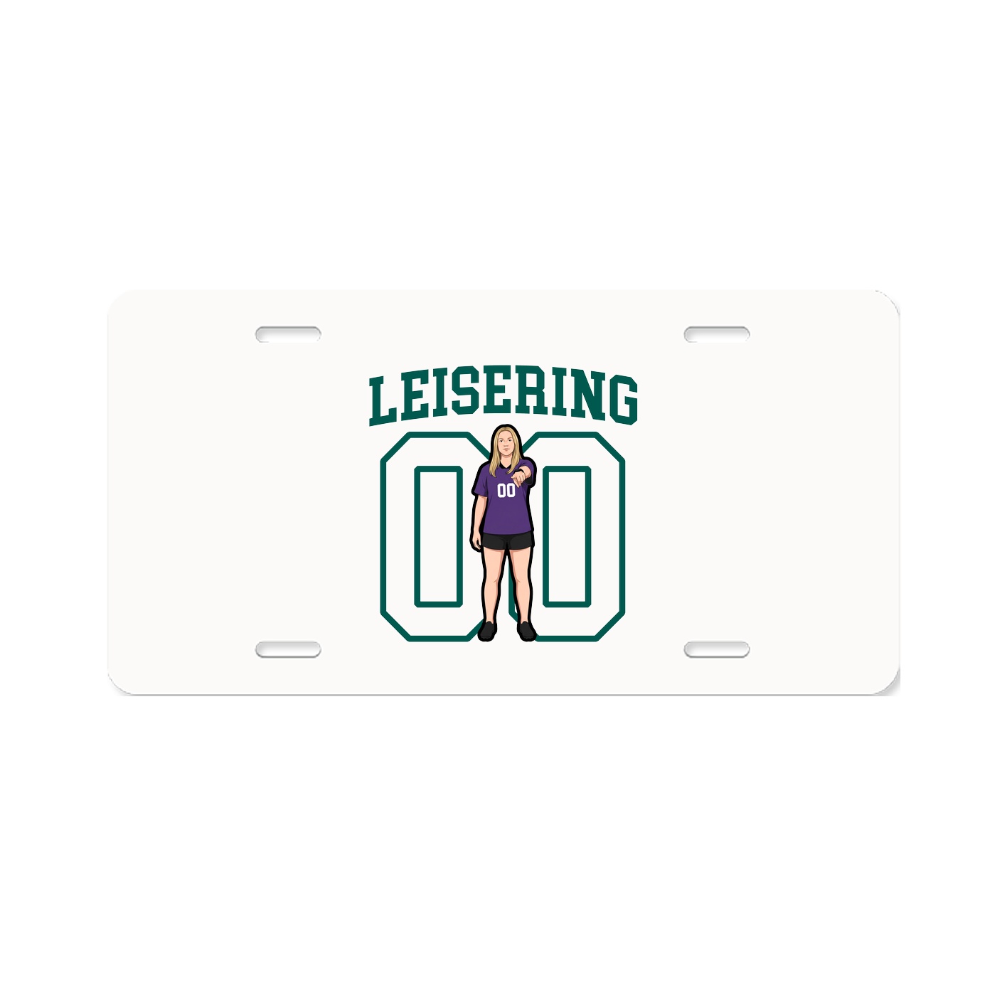 License Plate — Shirsey in Classic