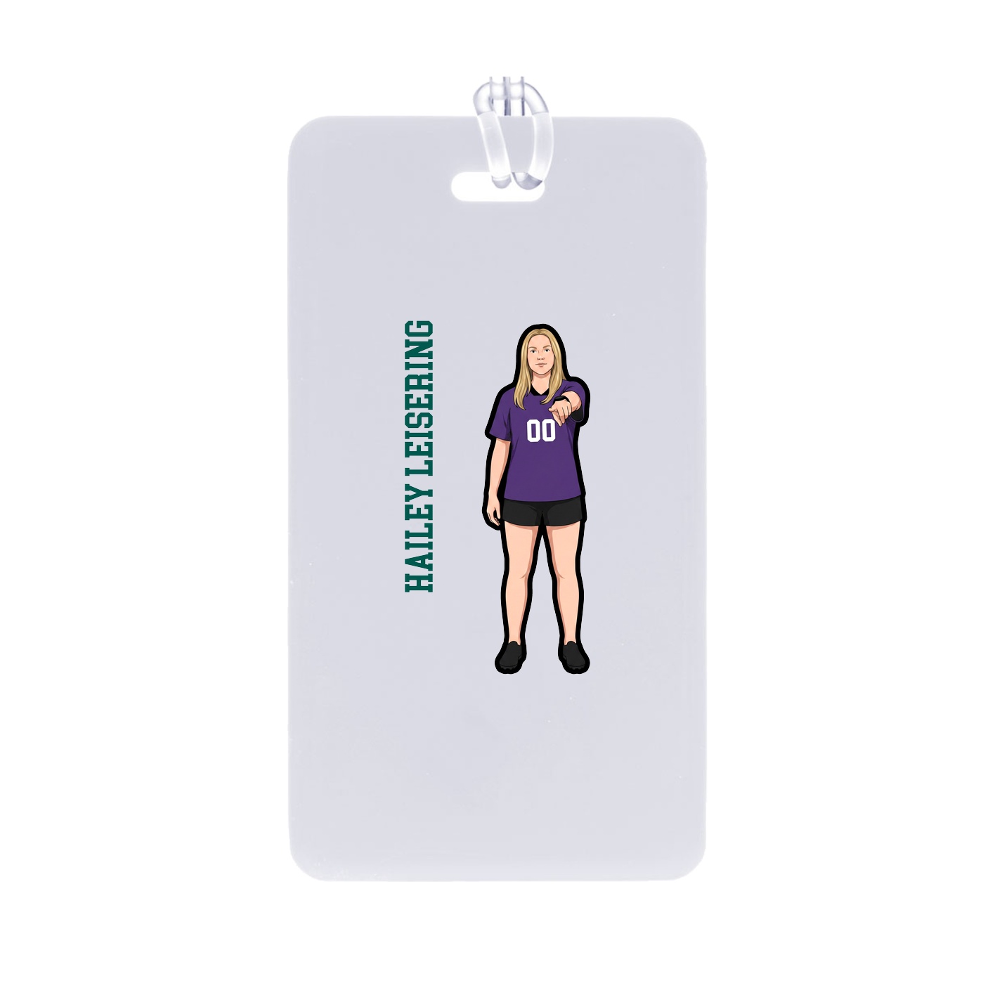 Bag Tag — Name Vertical in Classic