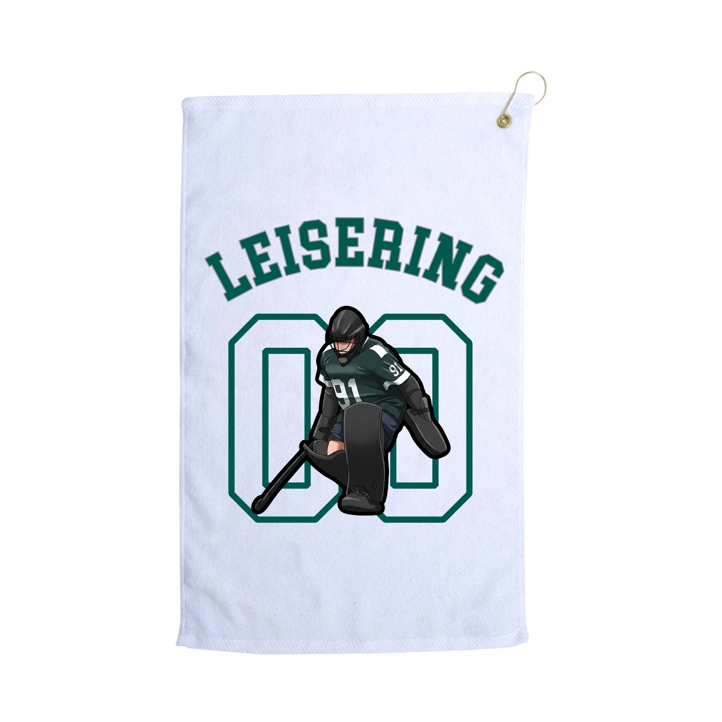 Golf Towel — Shirsey Arch in White