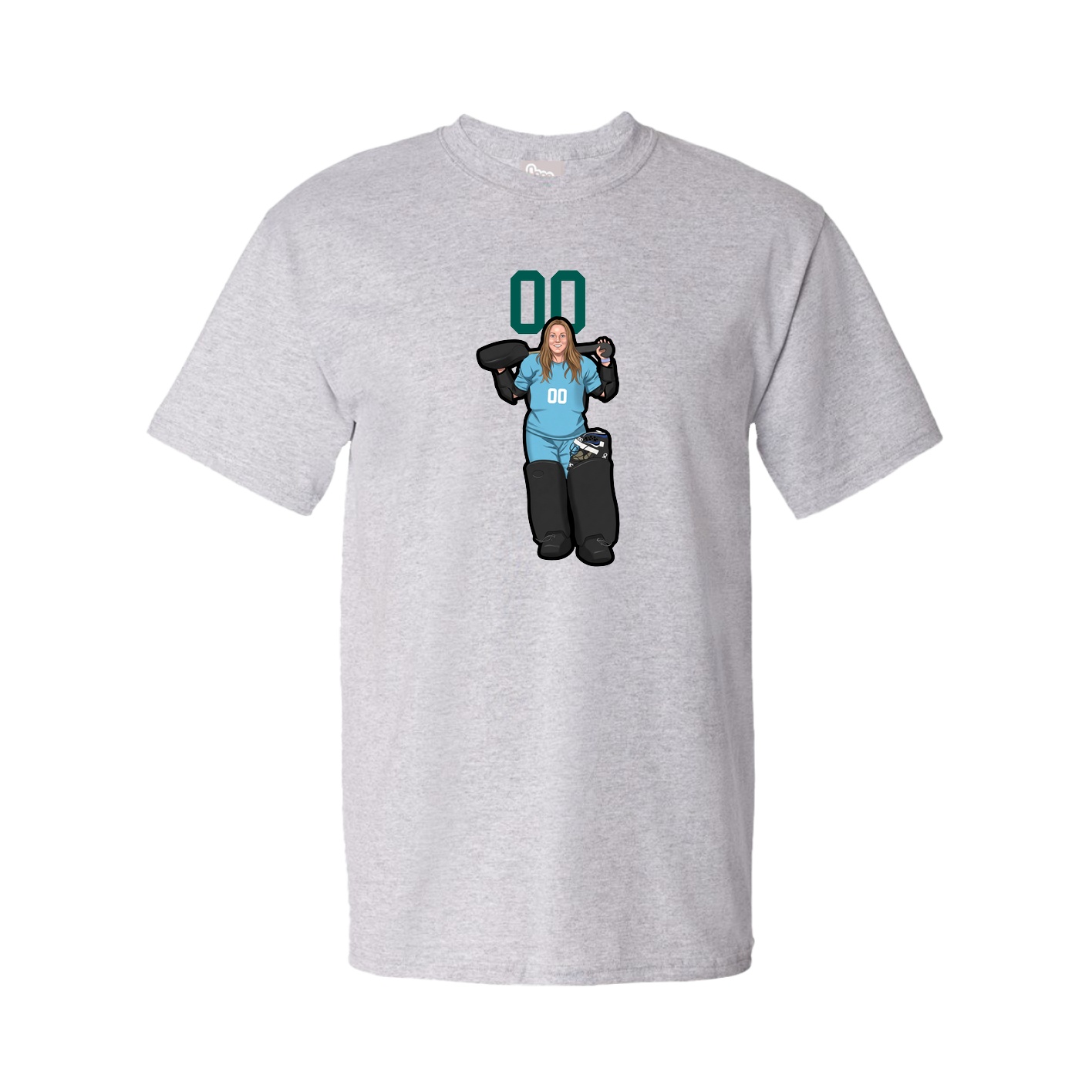 Tee — Number Top in Grey