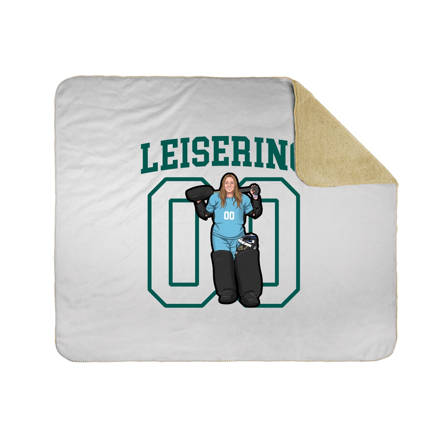 Throw Blanket — Shirsey in White