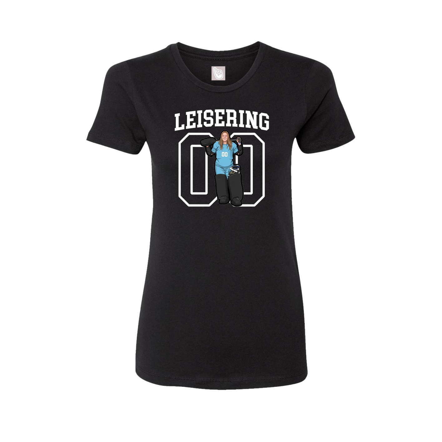 Fitted Women's Tee — Shirsey in Black