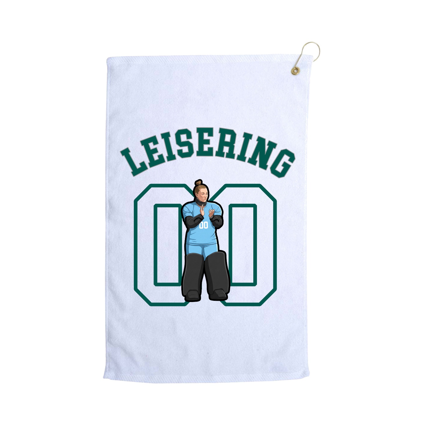 Golf Towel — Shirsey Arch in White