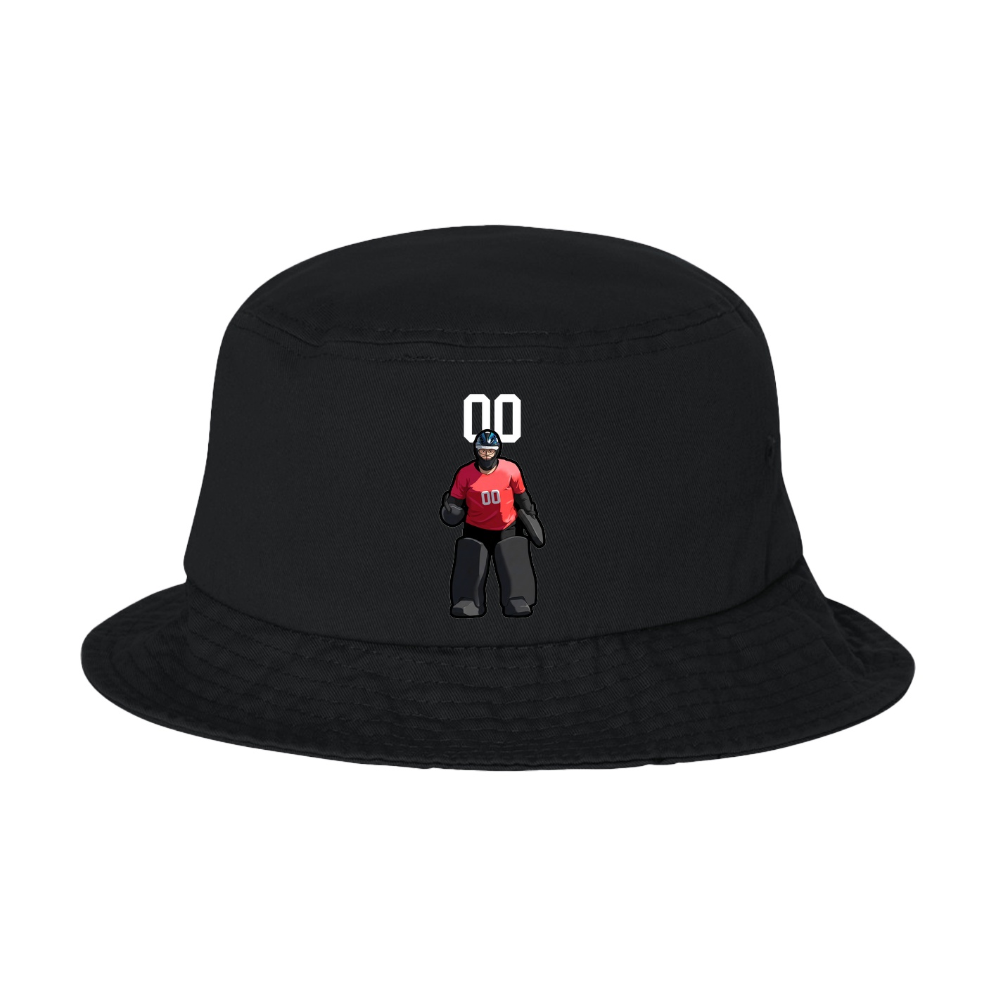 Bucket Cap — Number Top in Black