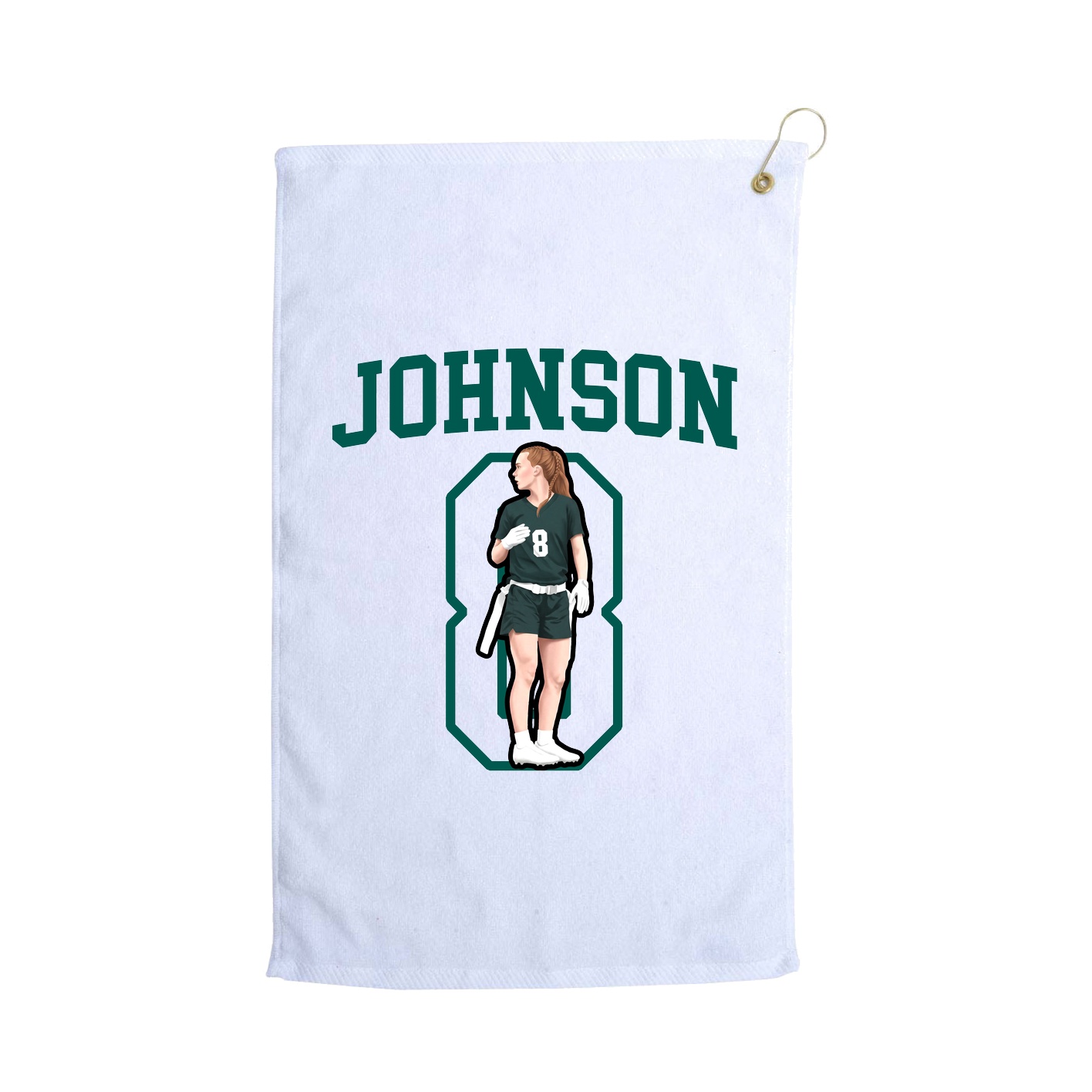 Golf Towel — Shirsey in White