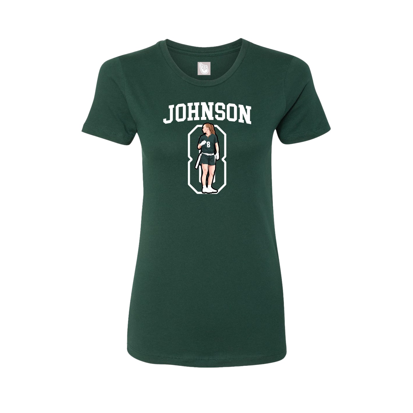 Fitted Women's Tee — Shirsey in Green