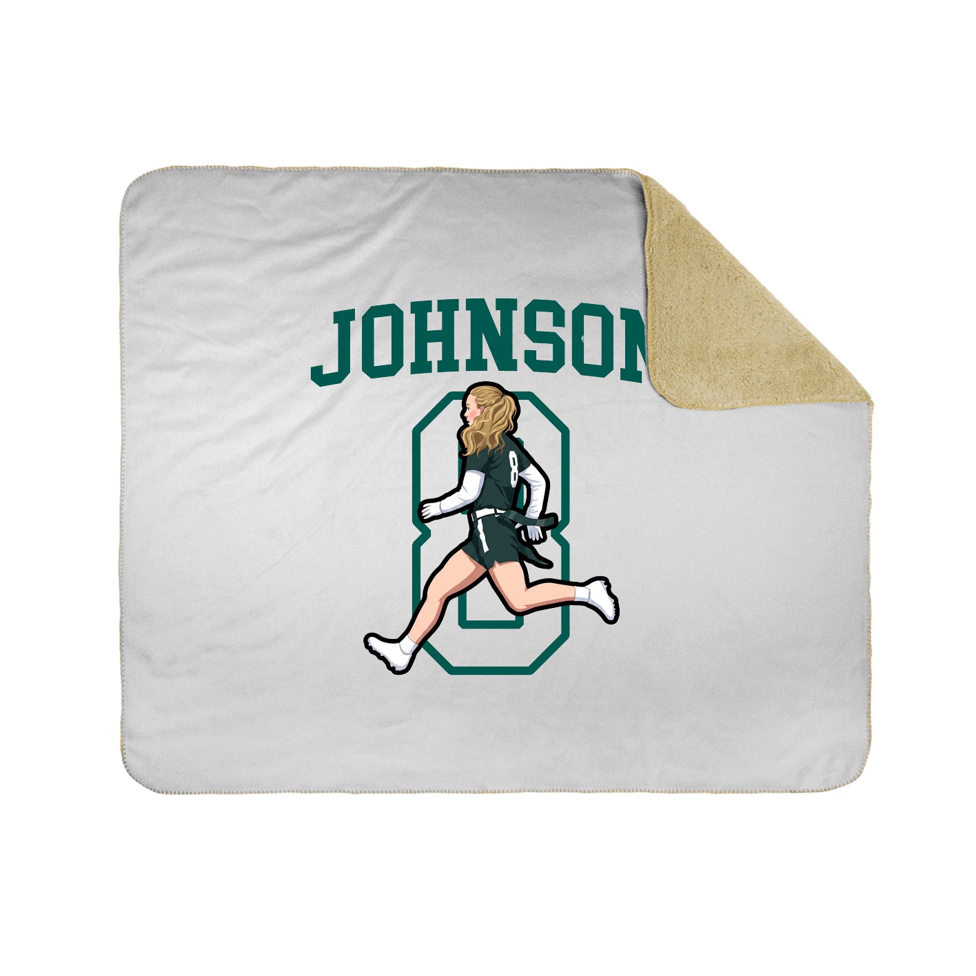 50x60 Sherpa Lined Throw Blanket
