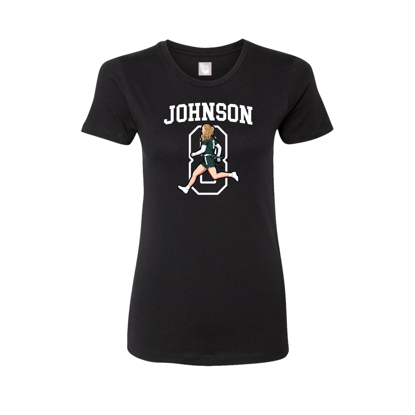 Fitted Women's Tee — Shirsey in Black