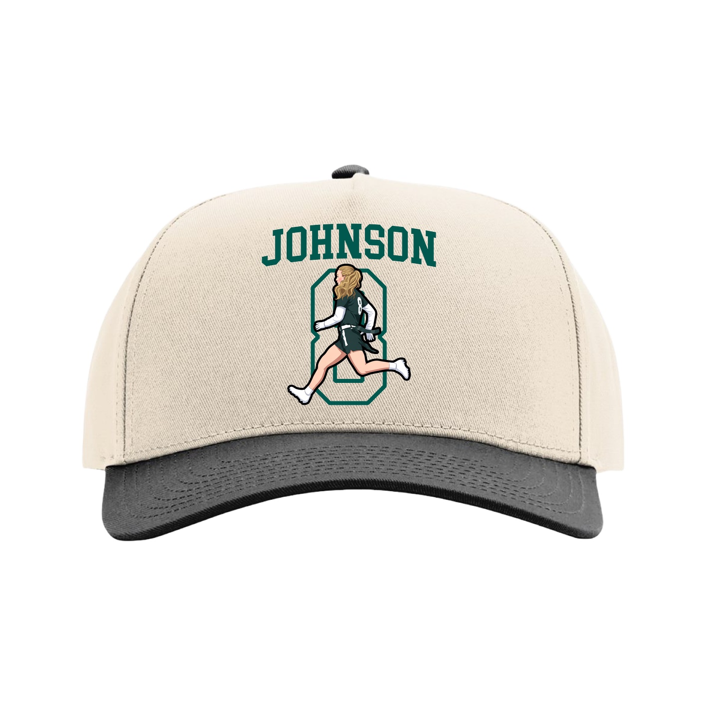 Full Fabric Five-Panel Champ Cap