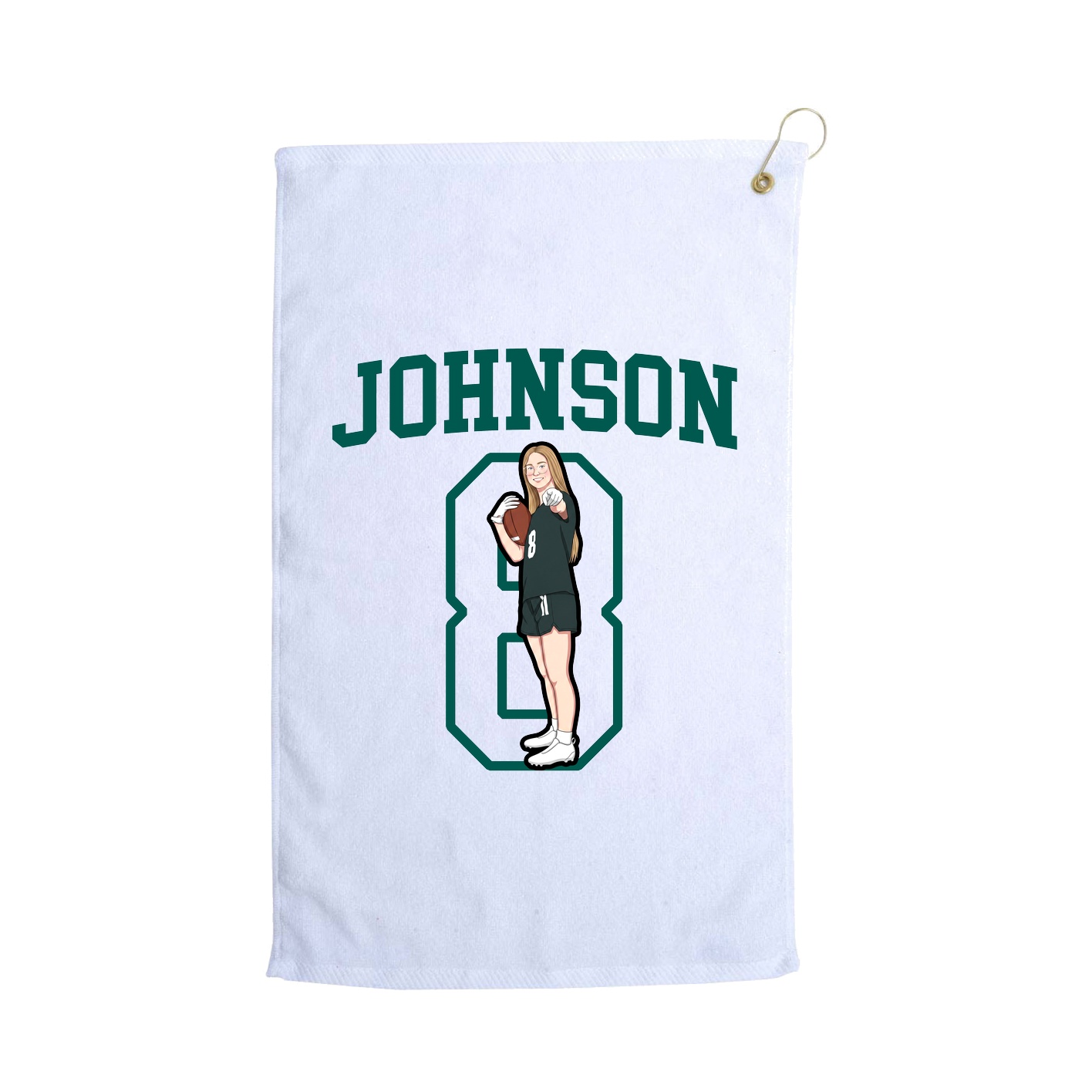 Golf Towel — Shirsey in White