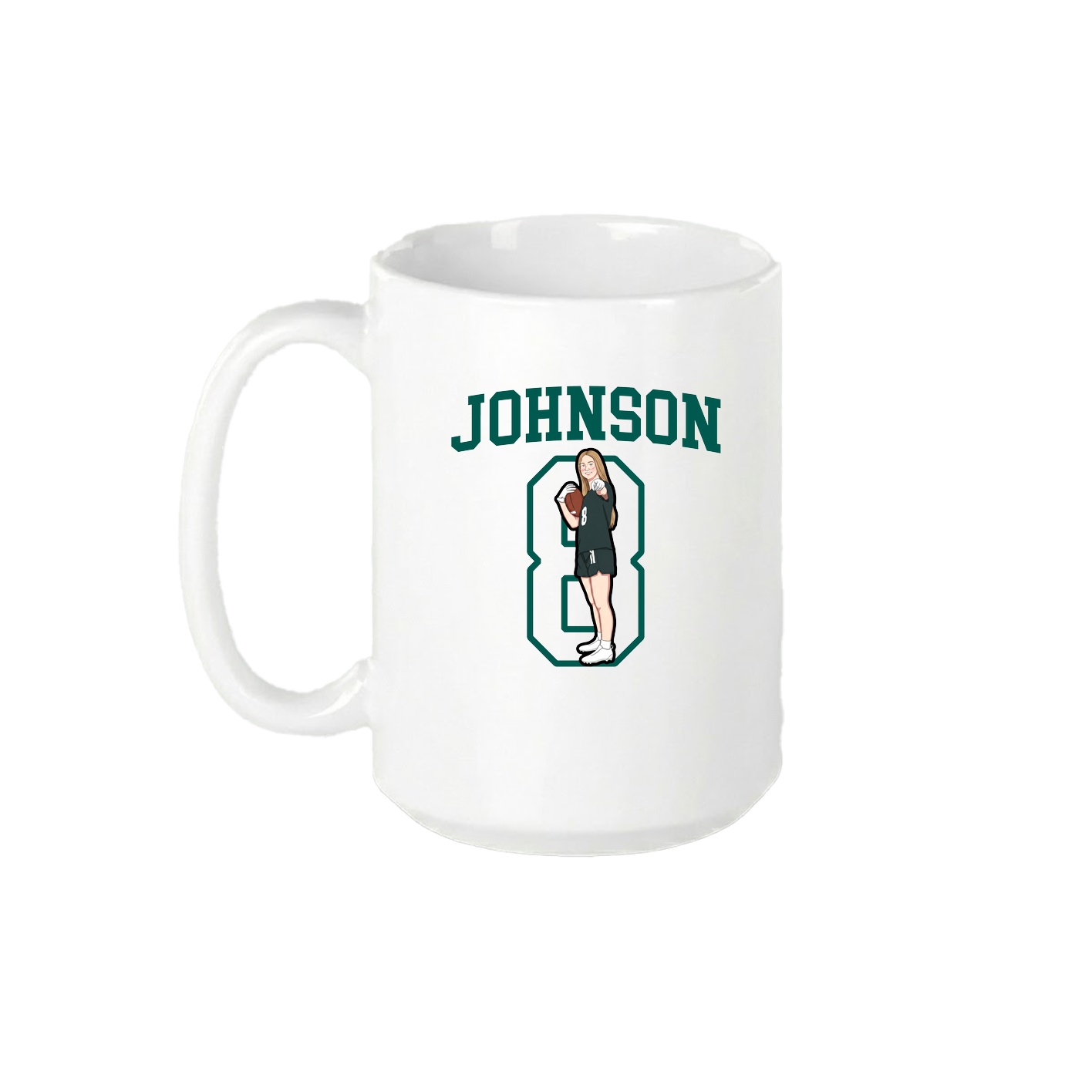 15oz Coffee Mug — Shirsey in White