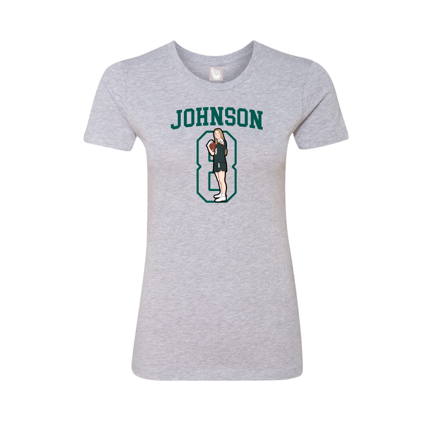 Fitted Women's Tee — Shirsey in Grey
