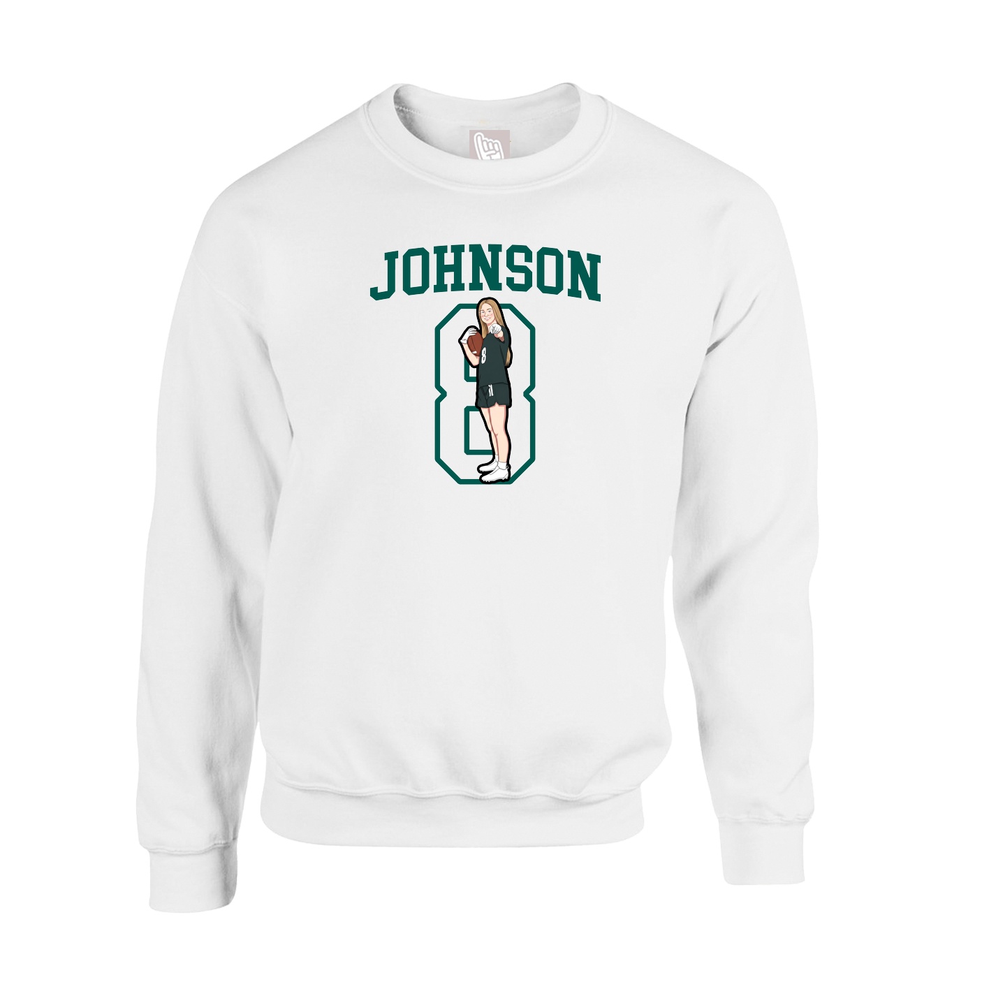 Fleece Crew — Shirsey in White